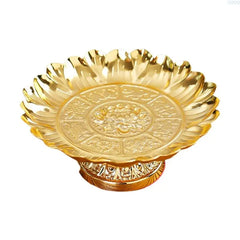 23GA Sacred Ritual Fruit Bowl for Altar Decorations Party Serving Safe Alloy Centerpieces