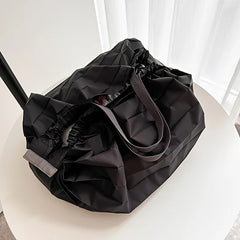 Women Shopper Bag Japanese Large Folding Tote Bag Travel Organizer Eco Shopping Bags Lady Market Bag Mujer Foldable Pouch Bolsos