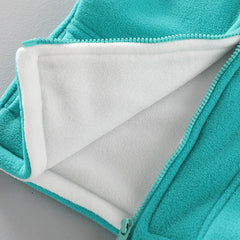 3 to 10 Years Teenager Outwear Waistcoats Sleeveless Jackets Children's Vest For Boy Girl Polar Fleece Baby Kid Vest Warm Winter