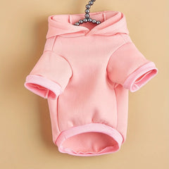 Velvet Hooded Pet Sweatshirt – Warm Printed Dog & Cat Clothes Pet Shop