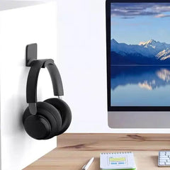 Under Desk Headphone Stand Universal Wall Mount Gaming Controller Holder Headset Display Rack Earphone Hook