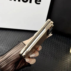 AG Electroplated Acrylic Matte For Magsafe Phone Case Suitable for iPhone Ultra 18 Ultra Thin Magnetic Foldable Protective Cover