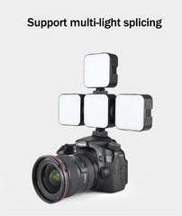 Universal Photography Video Handheld Vlog Stand Stabilizer Kit LED Light Microphone Remote Shutter Phone Camera Video Recording
