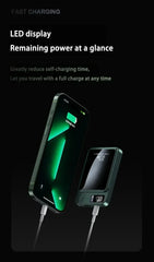 Lenovo 2026 200000mAh Magnetic Wireless Power Bank Portable Fast Charger For Magsafe Auxiliary Battery For iphone Huawei Samsung