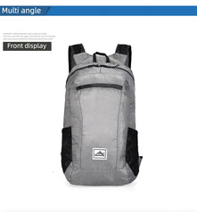 18L Portable Foldable Backpack Folding Mountaineering Bag Ultralight Outdoor Climbing Cycling Travel Knapsack Hiking Daypack