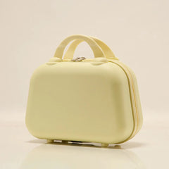 New Hot Sale 14 Inch Solid Color Luggage Small Carry On Suitcase Portable Travel Box Storage Bag Lightweight Boarding Case