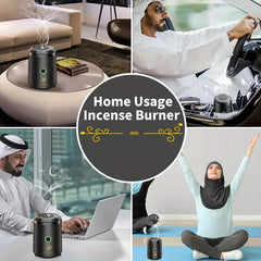 USB Charging Electric Incense Burner – Portable Aroma Diffuser