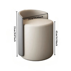 Modern Round Makeup Stool for Dressing Table & Living Room