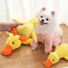 Pet Plush Toy Dog Calming Duck Sleeping Companion Doll Chew Durable Squeaky Teeth Cleaning Chew Puppy Toy Best Seller Pet Shop