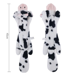 Funny Simulated Animal No Stuffing Dog Toy with Squeakers Durable Stuffingless Plush Squeaky Dog Chew Toy Crinkle Pet Squeak Toy Pet Shop