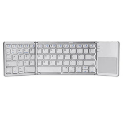 BOW Foldable Bluetooth Keyboard with Touchpad/Numberic Pad Portable Rechargeable Folding Wireless Keyboard for Tablet ipad