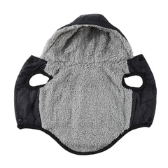 Warm Fleece Dog Coat Hoodie For Small Medium Dogs Winter Puppy Clothes Jacket With D-ring Thick Cozy Pug Dachshund Parka Costume