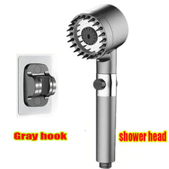 Shower Head Kit High Pressure for Hard Water Pressure Showers Replete for Bathroom Shower 3-mode Adjustable Spray with Massage