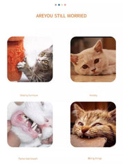 Cat Toy Carrot Pet Products Bite Resistant Paper Rope Scratcher Clean Teeth Interactive Play Cat Carrot Chew Toy for Cat