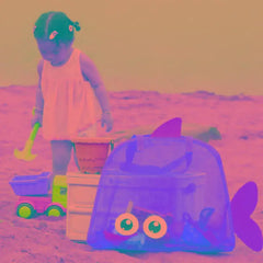 New New Travel  Children's Cartoon Toy Storage Bag Swimsuit Storage Bag Big Eye Handheld Toiletry Bag