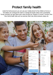 AMOLED Smartwatch Body Temperature Monitor Fitness Clock Sports 3ATM Waterproof Men Smart Watch Band for Women IOS Android 2026