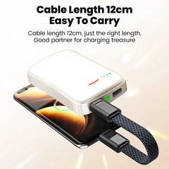 60W USB C To Type C Short Keychain Cable For Samsung Xiaomi 16.5cm 27W Type C To Lightning Charging Cable For iPhone Power Bank