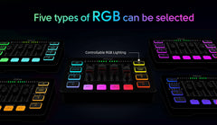 FIFINE Gaming Audio Mixer,Streaming 4-Channel RGB Mixer with XLR Microphone Interface,for Game Voice,Podcast,AmpliGame SC3