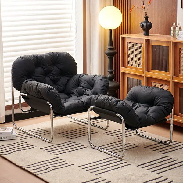 X&D Italian Style Single Corner Sofa Chair Retro Style Indoor Clothing Store Photo Chair Modern And Antique Style Balcony Leisure Chair Living Room Furniture