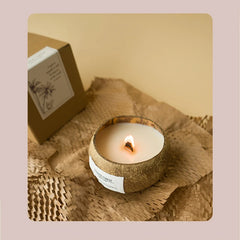 Coconut Shell Aromatherapy Candle Essential Oil Fragrance Premium Plant Wax Fragrance Home Companion