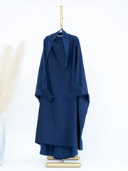 Ramadan Muslim Dress Girls Kids Prayer Garment Hijab Dress Child Hooded Abaya Full Cover Niqab Islam Dubai Eid Robe 2026 Jilbab