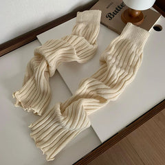 57cm Japanese Lolita Knitted Leg Warmers – Winter Ankle Socks