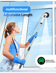 Electric Spin Scrubber, Bathroom Cordless Cleaning Brush Power Scrubber with  Replaceable Brush Heads, Electric Cleaning Brush