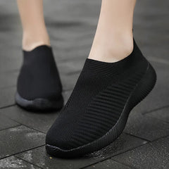 Women Sneakers Slip On Sock Shoes Women Flat Shoes Casual Sneaker Women's Sports Shoes Breather Vulcanize Shoes For Women Zapatillas