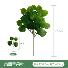 Fake Plant Home Living Room Decor Simulation Green Eucalyptus Leaves Jungle Arrangement Flower Arrangement Accessories