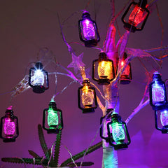 Lantern String Lights 80 LED Lights Vintage Christmas Halloween Decorative String Lights Patio Garden Home 484