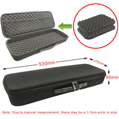 Eva Storage Bag Tool Case Waterproof Oxford Cloth Zipper Bag Shockproof Sponge Box Fishing Gear Organizer Carring Pouch Camera