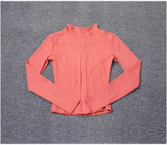 Women Sport Jacket Long Sleeve Shirt Workout Coat