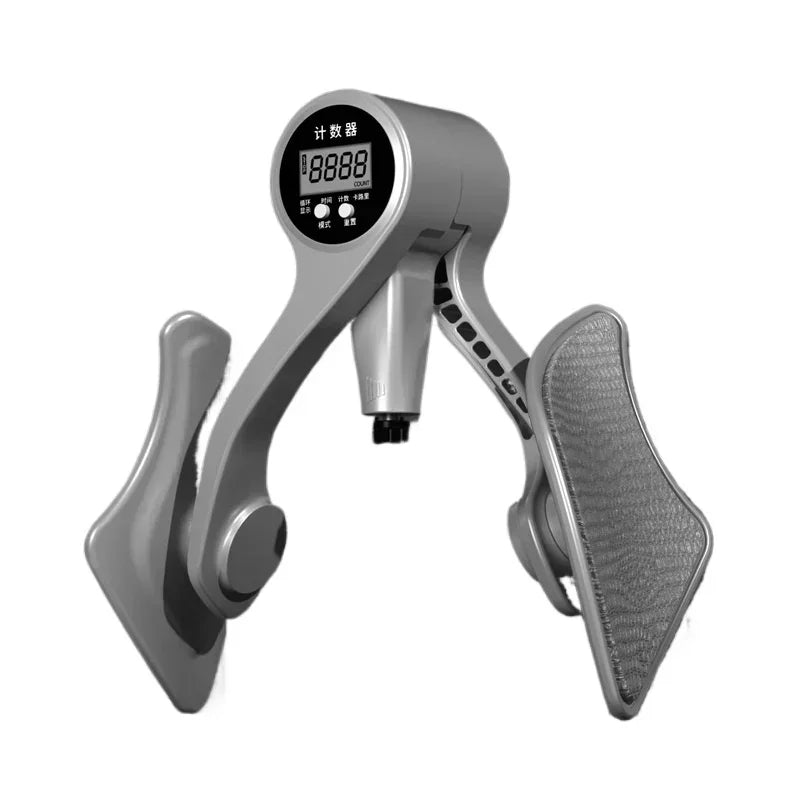 Digital counter hip leg trainer pelvic floor muscle strength adjustable leg exerciser internal thigh fitness equipment