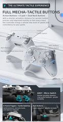 Machenike Gamepad Wireless Gaming Controller G5 Pro Elite Hall Trigger Joystick Mecha-Tactile Buttons For Switch PC Android IOS