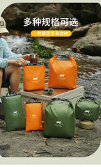 Foldable Waterproof Dry Bag, Oxford Cloth Portable Storage Pouch for Camping, Hiking & Swimming