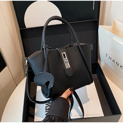 Fashion Leather Tote Bag – Versatile Casual Commuter Bag