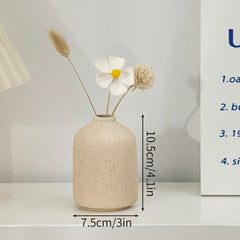 INS Nordic White Ceramic Vase – Decorative Flower Pot Home Decor
