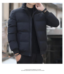 Men’s Lightweight Down Jacket – Warm Winter Windbreaker Coat