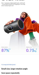 JMGO P5X Projector1080P 124%REC.709 Weight is as low as 0.73 kg Projectors Intelligent Obstacle Avoidance Camping Picnic