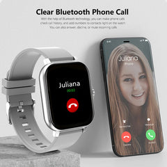 1.83'' Sport Smart Watch Fitness Clock Health Monitor Waterproof Smartwatch Wireless Call Watches for Man Woman IOS Android 2026