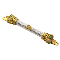 Door Mezuzah Metal Case Mezuza Hannukah Decoration Gifts Home Retro Alloy