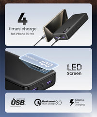 UGREEN 20000mAh PD 20W Power Bank Fast Charge Portable PowerBank for iPhone 17 16 15 Pro Max Xiaomi Phone External Battery 30W