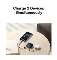 Baseus 45W Mini Power Bank 10000mAh Built-In USB-C Cable Pocket-Sized Smaller Fast Charging Portable For iPhone 17 Samsung S25