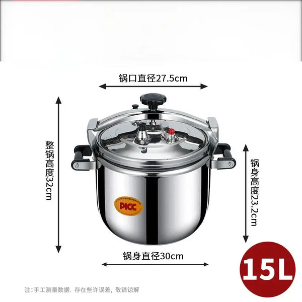 30 Quart olla de presion grande & stainless steel pressure cooker & large steamer cooking pressure canners,safety lock Explosion Kitchen Tools, Cooking Utensils