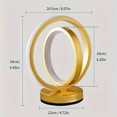 LED Desk Light Three Color Dimmable Plug-In Desktop Decoration Bedside Table Lamp Bar Restaurant Atmosphere Aluminum Desk Lamps