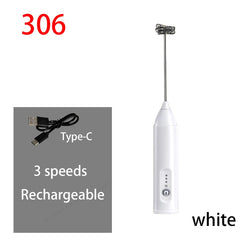 Electric Milk Frother & Egg Beater – USB-C 3-Speed Handheld Whisk