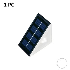 Outdoor Solar Step Lights, Warm White & RGB, IP67 Waterproof, Auto On, for Patio, Yard, Driveway, Porch Decoration Home Decor Lamps and Lights