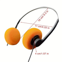 3.5mm Universal Headphone Music MP3 Retro Portable Wired Headset Sports Fashion Noise Cancelling Headphones Helmet For Laptop PC