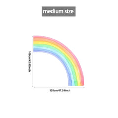 Large Rainbow Wall Stickers Home Decor living Room Bedroom Children's Room Decoration Self-adhesive PVC Graffiti Stickers