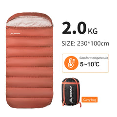 BISINNA Large 3-Season Camping Sleeping Bag – Lightweight & Widened